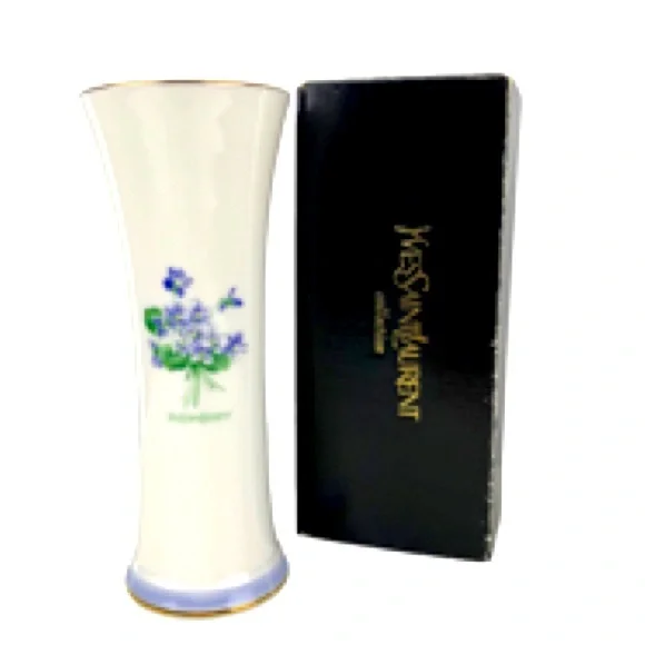 M Vintage YSL Yves Saint Laurent Floral VaseRARE